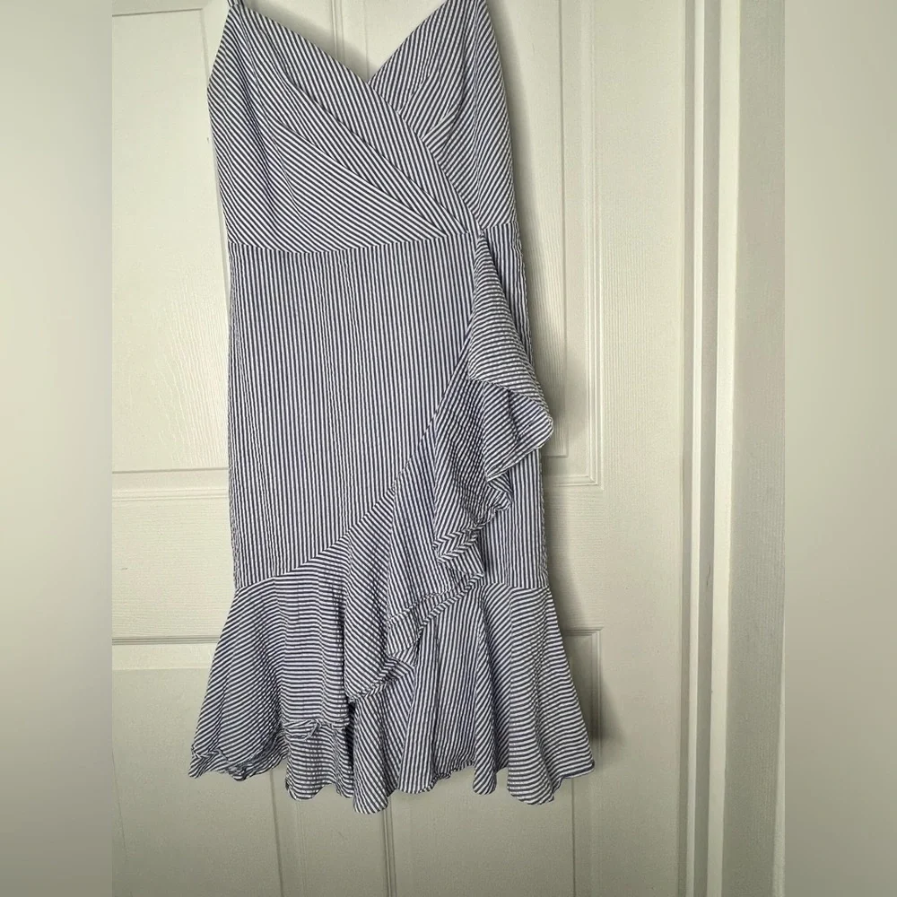 J. Crew Striped Cotton Dress Sz 6